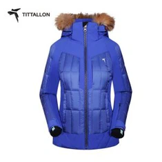Womens Ski Jackets dengan Fur Hood